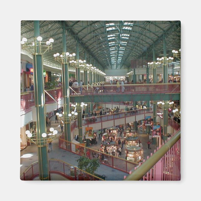 Inuti Mall i Amerika Minisota Store Crowd Magnet (Framsidan)