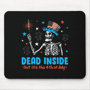 Inuti men det är skeleton 4 juli självständighet musmatta