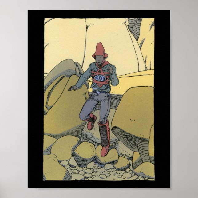 Inuti Moebius Sticker Poster (Framsidan)