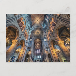 Inuti notre-dame vykort