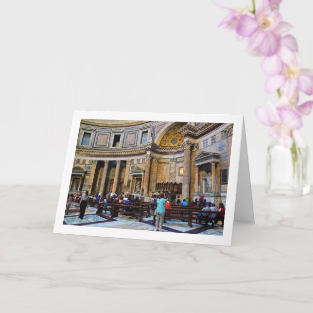 Inuti Pantheon, Rom, Italien Kort (Orkide)