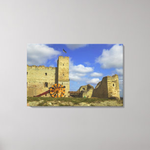 Inuti Rakvere slott, Rakvere, Estland Canvastryck