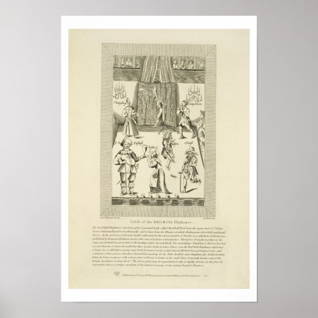 Inuti Red Bull Playhouse, frontispiece to Poster (Framsidan)