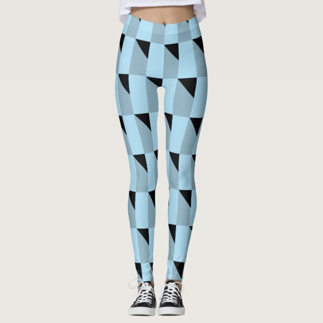 Inuti rektangulära kopplingar leggings (Framsida)