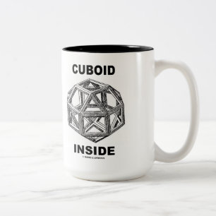 Inuti (Rhombicuboctahedron) Två-Tonad Mugg