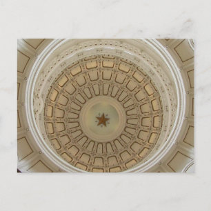Inuti rotunda vid Texas Huvudstad Vykort