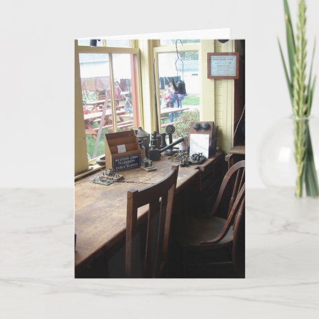 Inuti Tåg-depån Kort (Framsida)