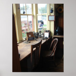 Inuti Tåg-depån Poster