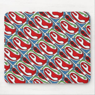 Inuti-ut-glödgad bild Abstract Design Mousepad Musmatta
