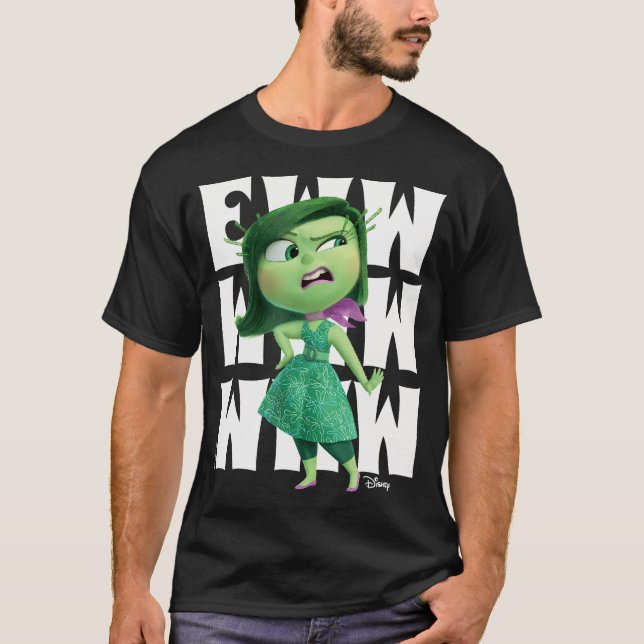 Inuti ute - avsky tecken på sej t shirt (Framsida)