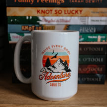 Inuti varje Bok ligger Äventyr vid Bok Älskare Mug