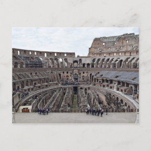 Inuti vykortet Roman Colosseo Vykort