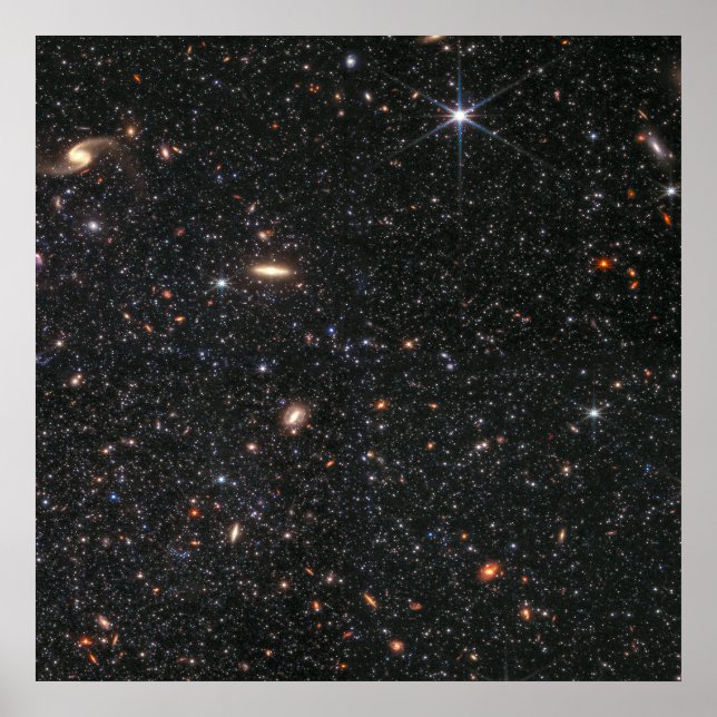 Inuti WLM Dwarf Galaxy | NIRCam | JWST Poster (Framsidan)