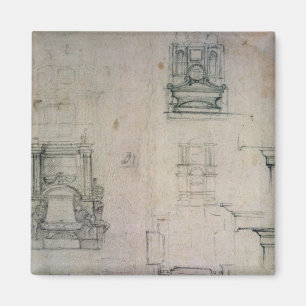 Inv. 1859 6-25-545. R. Planlägger för gravar Magnet