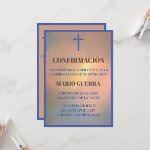 "Invación Confirmación/Confirmation Ceremony" Inbjudningar