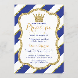 Invación de Baby Shower para un príncipe Inbjudningar