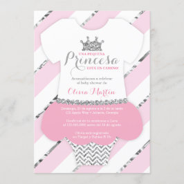 Invación de Baby Shower para una Princes Inbjudningar