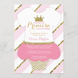 Invación de Baby Shower para una Princes Inbjudningar