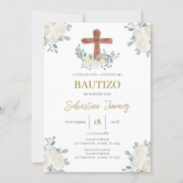 Invación de bautizo en español inbjudningar