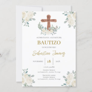 Invación de bautizo en español inbjudningar