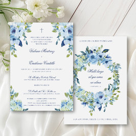 Invación de Boda Católica Elegante Bröllop Inbjudningar