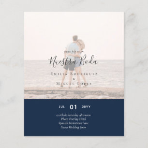 Invación de Boda con Superposición de Fotos Flygblad