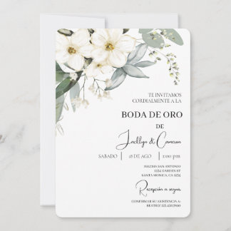 Invación de boda de oro inbjudningar