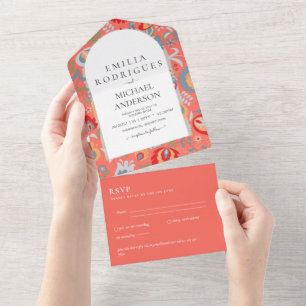 Invación de Boda Español Inglés Osa FOLKART