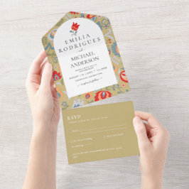 Invación de Boda Español Inglés Osa FOLKART