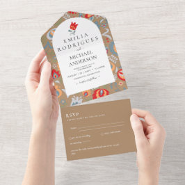Invación de Boda Español Inglés Osa FOLKART