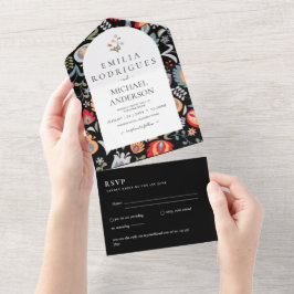 Invación de Boda Español Inglés Osa FOLKART