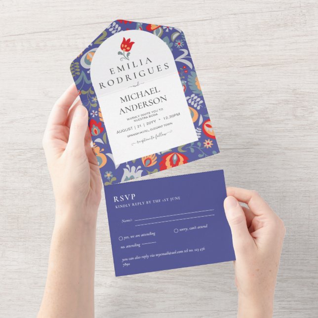 Invación de Boda Español Inglés Osa FOLKART (Avrivbar del)