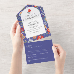Invación de Boda Español Inglés Osa FOLKART
