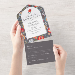 Invación de Boda Español Inglés Osa FOLKART