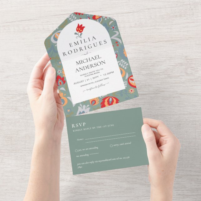 Invación de Boda Español Inglés Osa FOLKART (Avrivbar del)