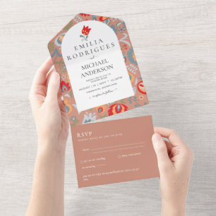 Invación de Boda Español Inglés Osa FOLKART