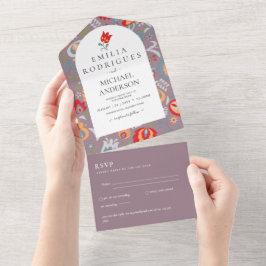 Invación de Boda Español Inglés Osa FOLKART