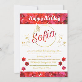 Invación de cumpleaños inbjudningar