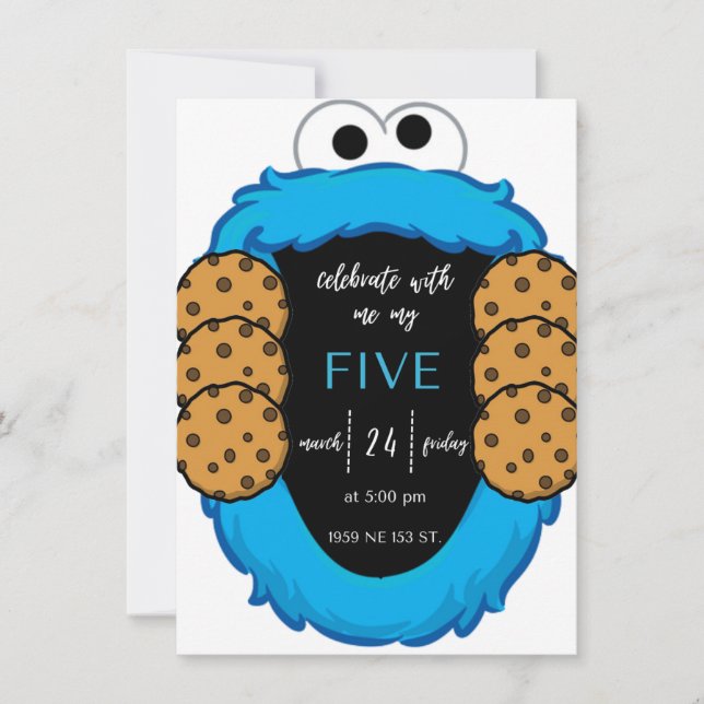 Invación de cumpleaños inbjudningar (Framsida)