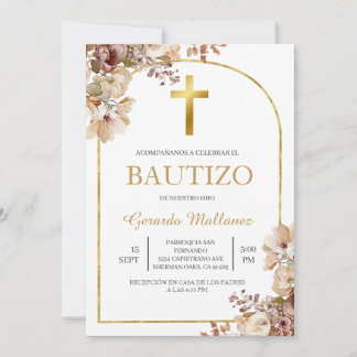 Invación para bautismo inbjudningar
