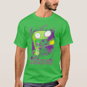 Invader Zim genial Gir Y2K serie vän T Shirt