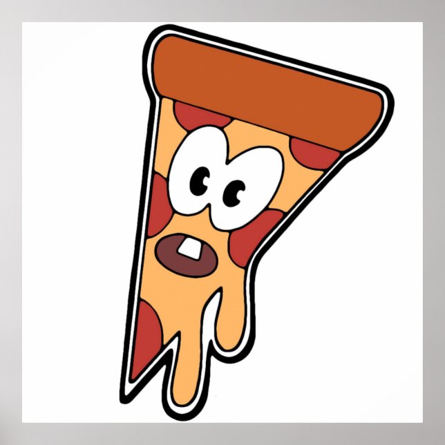 Invader Zim Pizza Decal Poster (Framsidan)