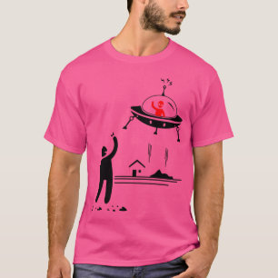 Invaders Steal People Ufo T Shirt