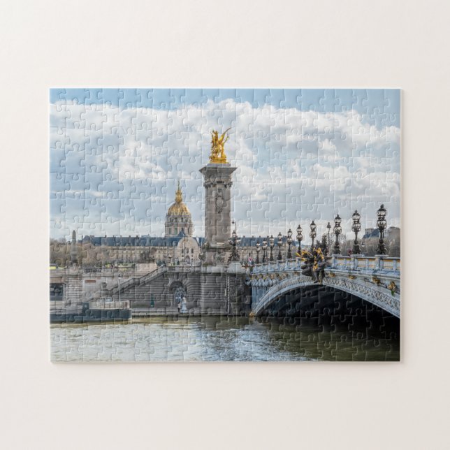 Invalides och Pont Alexandre III bridge - Paris Pussel (Horisontell)