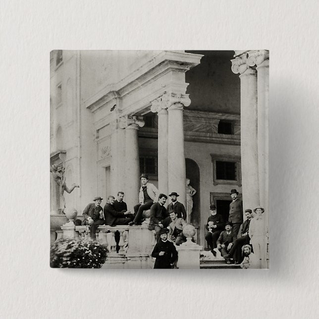 Invånare av villan Medici i Rome Knapp (Framsida)