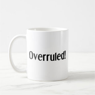 Invändning och upphävande kaffemugg