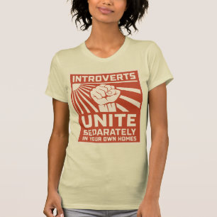 Invändningar förenar sig separat på egen hand t shirt