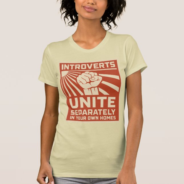 Invändningar förenar sig separat på egen hand t shirt (Framsida)