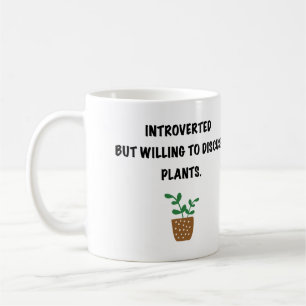 Invändningar och växter kaffemugg