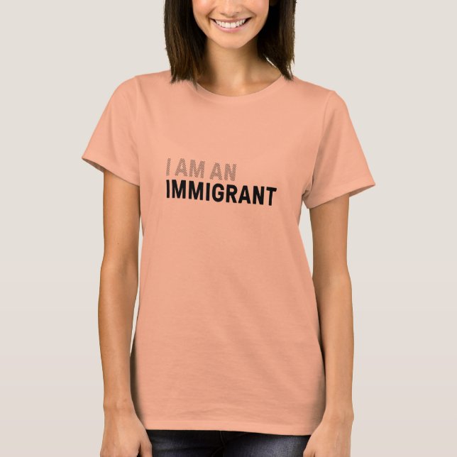 Invandrande T-shirt, kvinnors Tee Shirt (Framsida)